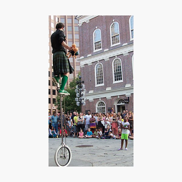 Vista previa del artículo con la obra «Busker On A Bike», diseñado y vendido por phil decocco.