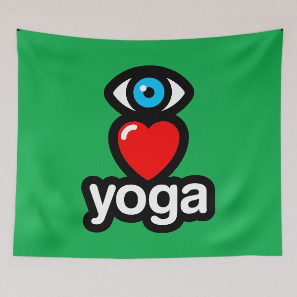 Artikelvorschau, Ich liebe Yoga - Anahata (grün) entworfen und verkauft von MisterSquid.
