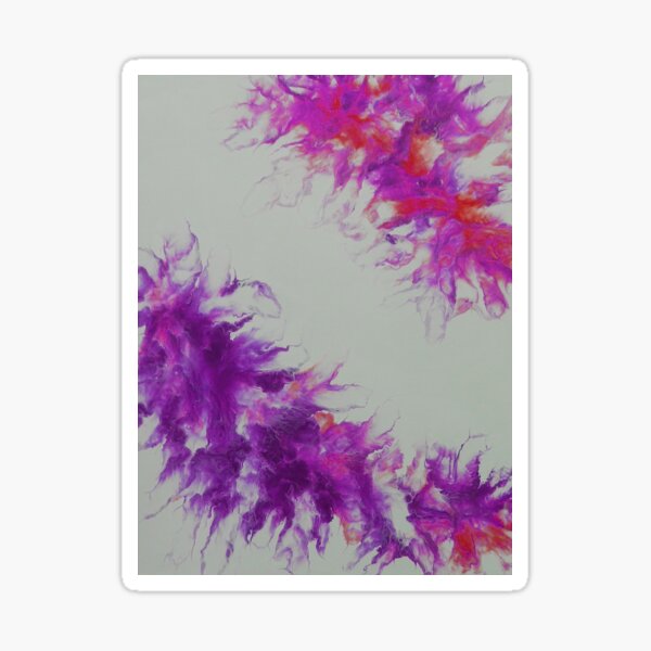 #6405 Pink & Purple Sticker