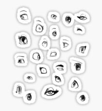 Sketch Eyes Sticker