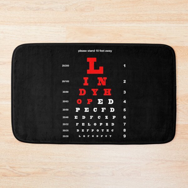 Item preview, EYE TEST CHART - LINDY HOP designed and sold by KoolDsignsDANCE.