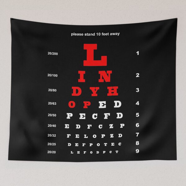 Item preview, EYE TEST CHART - LINDY HOP designed and sold by KoolDsignsDANCE.