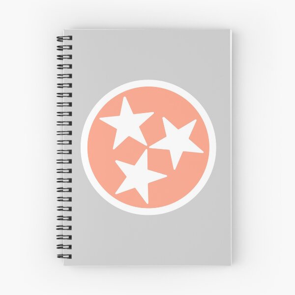Item preview, Peach & White Tri-Star designed and sold by tennessee-carly.