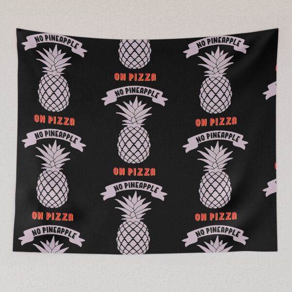 Item preview, NO PINEAPPLE ON PIZZA designed and sold by Hussain Shirts.
