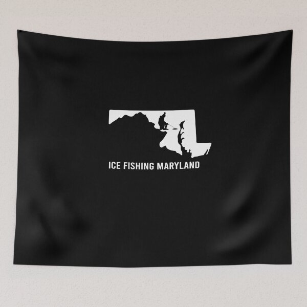 Item preview, Ice fishing Maryland designed and sold by ElBeDesigns.