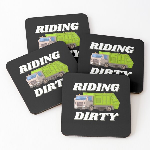 Item preview, Riding Dirty Garbage Trucks designed and sold by momsnpops.
