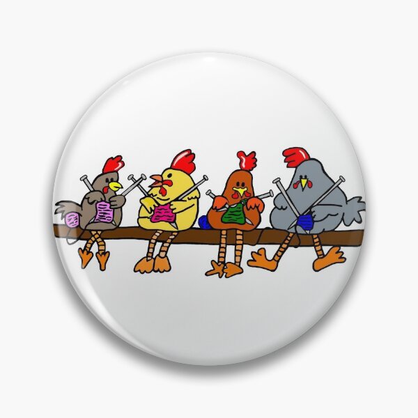 Item preview, Knitting Chickens designed and sold by imphavok.