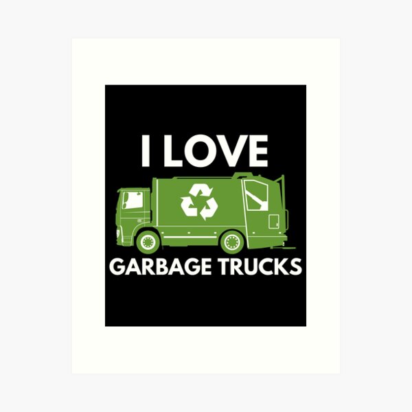 Item preview, I Love Garbage Trucks designed and sold by momsnpops.