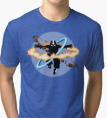 Aang going into uber Avatar state Tri-blend T-Shirt