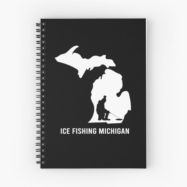 Item preview, Ice fishing Michigan designed and sold by ElBeDesigns.