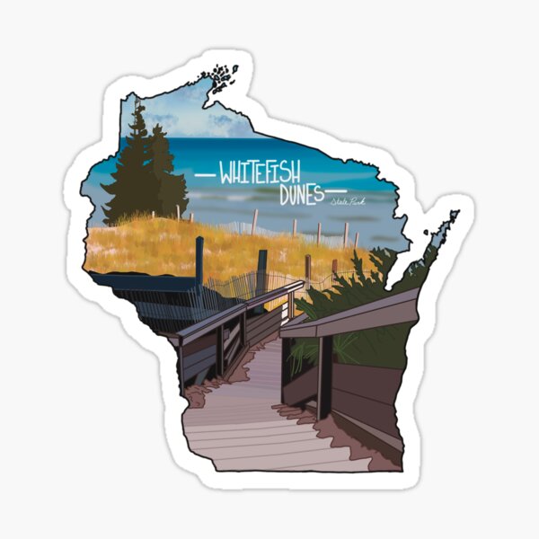 Vista previa del artículo con la obra «Parque estatal Whitefish Dunes», diseñado y vendido por epm15.