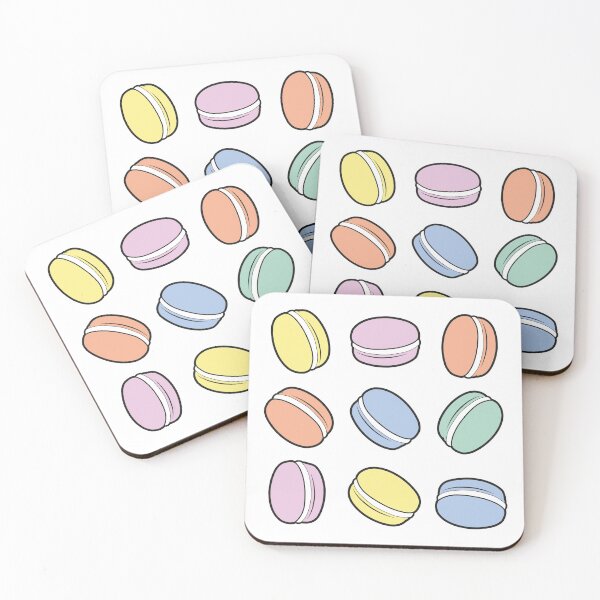 Item preview, rainbow macaroons sticker designed and sold by FSSU.