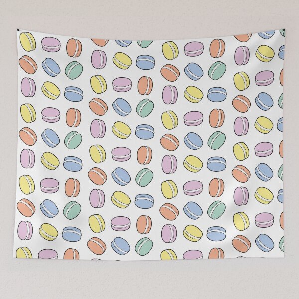 Item preview, rainbow macaroons sticker designed and sold by FSSU.