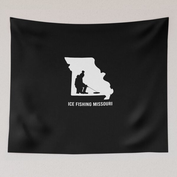 Item preview, Ice fishing Missouri designed and sold by ElBeDesigns.