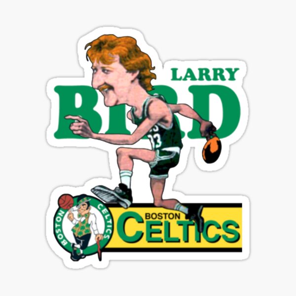 Larry Bird Sticker for Sale by lizzieholton