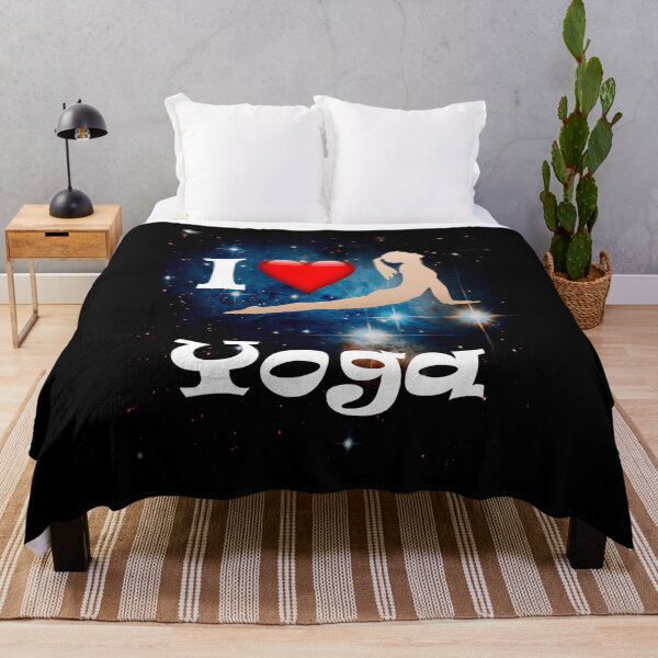 Item preview, 'I Heart Yoga' Cobra Pose Against the Stars designed and sold by Michael Pilinski.