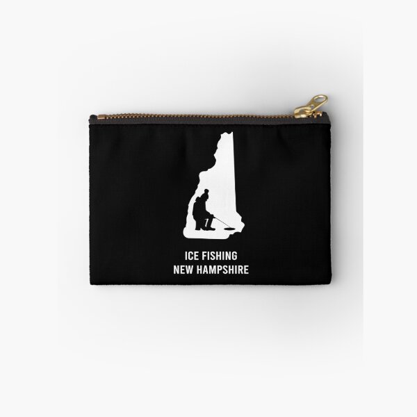 Item preview, Ice fishing New Hampshire designed and sold by ElBeDesigns.