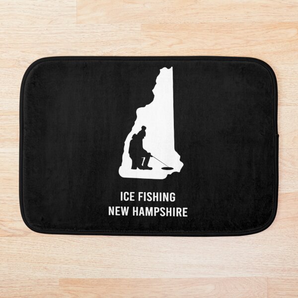 Item preview, Ice fishing New Hampshire designed and sold by ElBeDesigns.