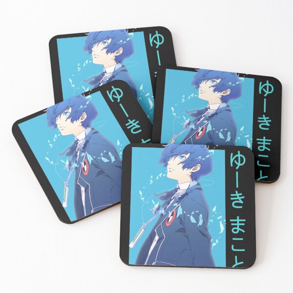 Item preview, Makoto Yuki Minato Blue Haired Persona 3 Protagonist Essential T-Shirt designed and sold by WilmerHills.