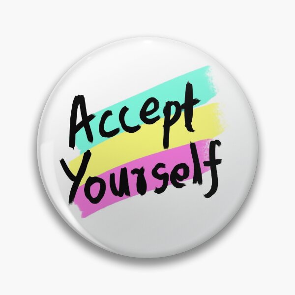 Item preview, accept yourself simple graphics print designed and sold by Peace-of-mind.