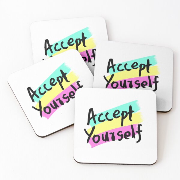 Item preview, accept yourself simple graphics print designed and sold by Peace-of-mind.