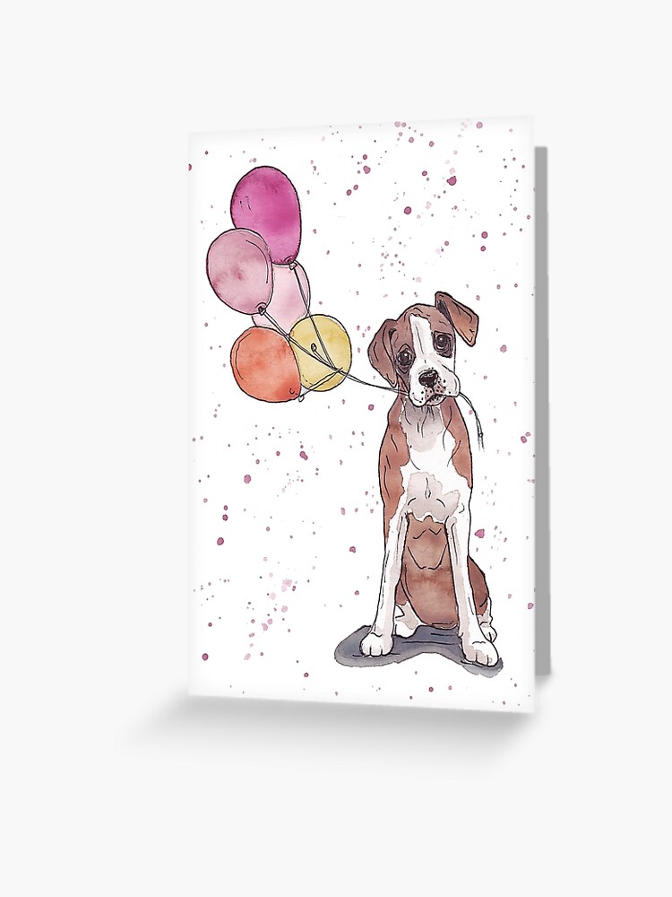 Carte De Vœux Boxeur D Anniversaire Par Inkseparable Redbubble
