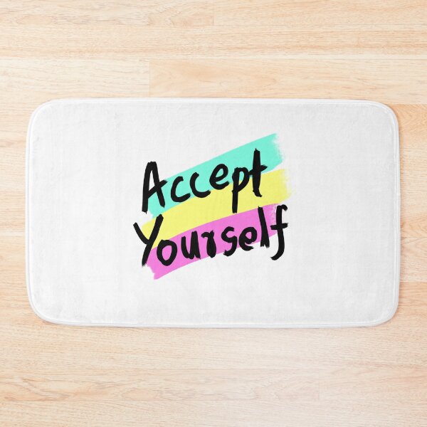 Item preview, accept yourself simple graphics print designed and sold by Peace-of-mind.