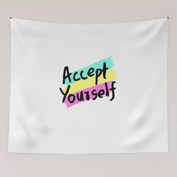 Item preview, accept yourself simple graphics print designed and sold by Peace-of-mind.