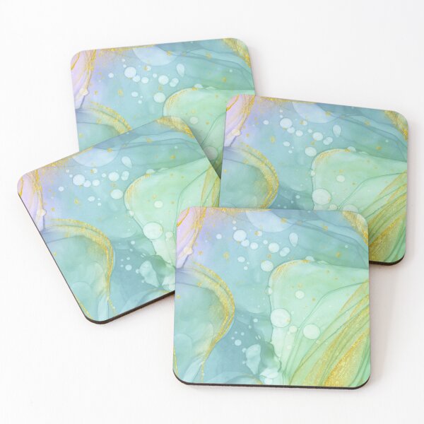 Item preview, Gold Green Pink Marble designed and sold by ZaydounStark.