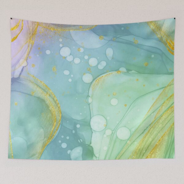 Item preview, Gold Green Pink Marble designed and sold by ZaydounStark.