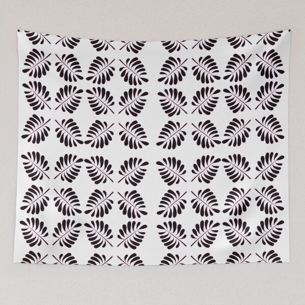Item preview, Pinnate leaves black and pink designed and sold by AmilysFriends.