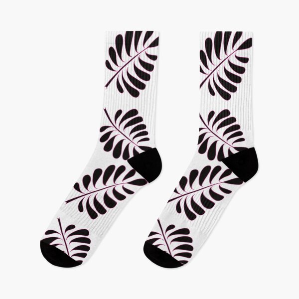 Item preview, Pinnate leaves black and pink designed and sold by AmilysFriends.