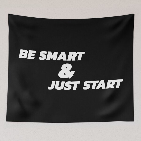 Item preview, Be Smart & Just Start designed and sold by YOYOCollection.