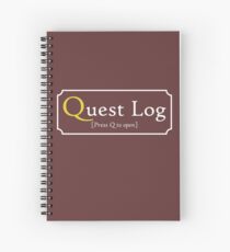 Quest Log Spiral Notebook