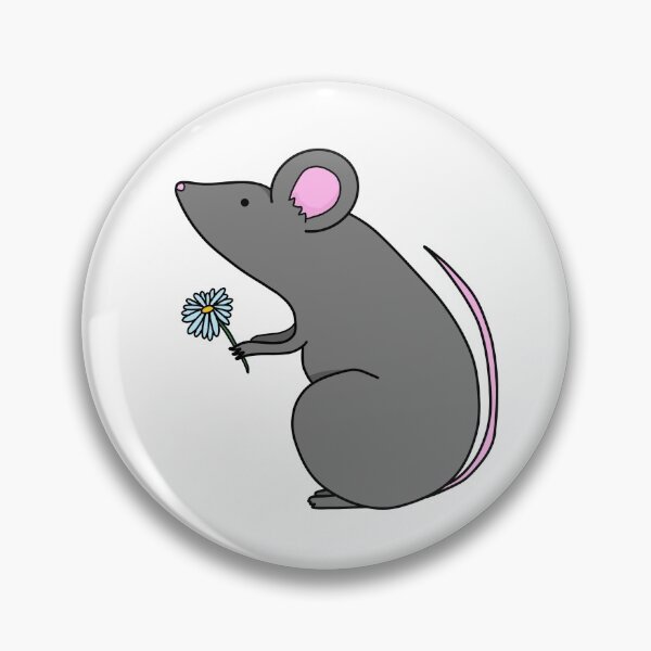 Item preview, Lil mouse with lil flower designed and sold by mollykay26.