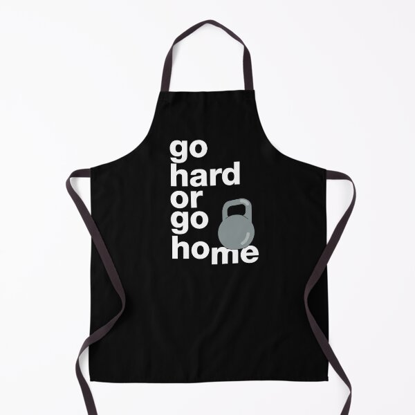 Item preview, “Go hard or go home” motivating crossfit statement with kettlebell designed and sold by TrueType.