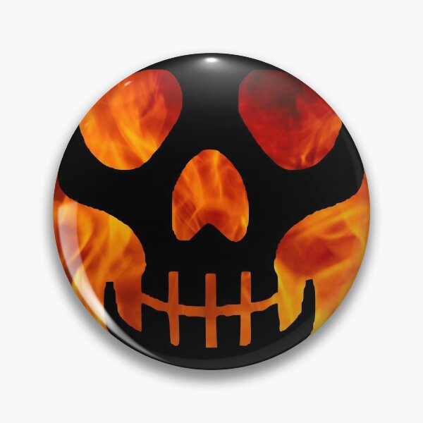Item preview, Skull in the Fire ! designed and sold by Byoudesigns.