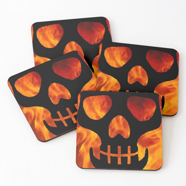 Item preview, Skull in the Fire ! designed and sold by Byoudesigns.