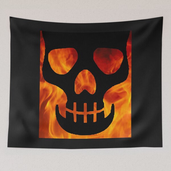 Item preview, Skull in the Fire ! designed and sold by Byoudesigns.