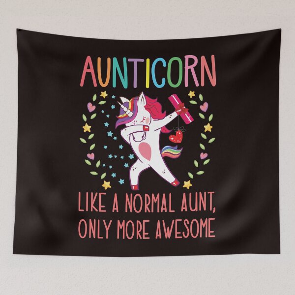 Artikelvorschau, Tante Horn Licorne mignonne pour une tante géniale T-Shirt Coupé entspannen entworfen und verkauft von blossomcuaz06.
