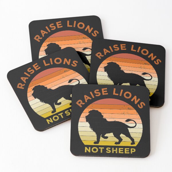 Item preview, Raise Lions not sheep designed and sold by likebakerdo.