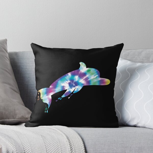 Item preview, Cute Tie Dye Dolphin Color Drip designed and sold by OmmeDesigns.