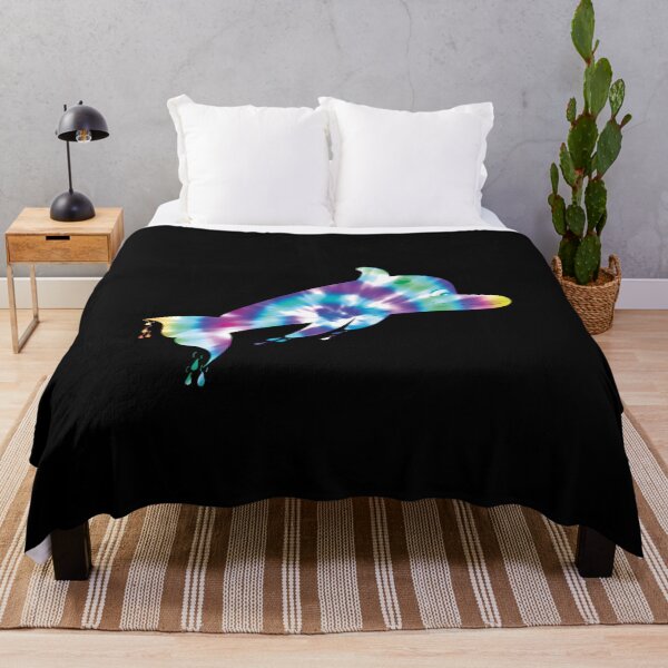Item preview, Cute Tie Dye Dolphin Color Drip designed and sold by OmmeDesigns.