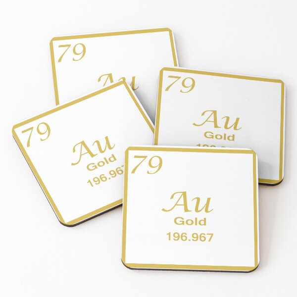 Item preview, Gold (Au) Chemical Symbol T-Shirt designed and sold by Uday24.