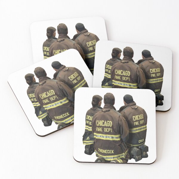 Item preview, Chicago Fire - Kidd, Otis and Cruz - Miranda Rae Mayo, Yuri Sardarov, Joe Minoso designed and sold by AaPink.