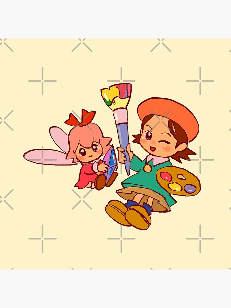 I draw adeleine / ado and ribbon from kirby 64 the crystal shards &  star allies dream friends Tote Bag for Sale by RansRoom