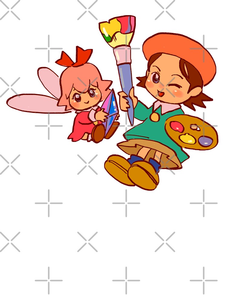 I Draw Adeleine Ado And Ribbon From Kirby 64 The Crystal Shards Amp Star Allies Dream Friends Baby One Piece By Ransroom Redbubble