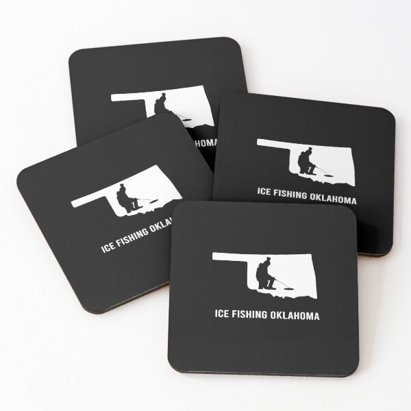 Item preview, Ice fishing Oklahoma designed and sold by ElBeDesigns.