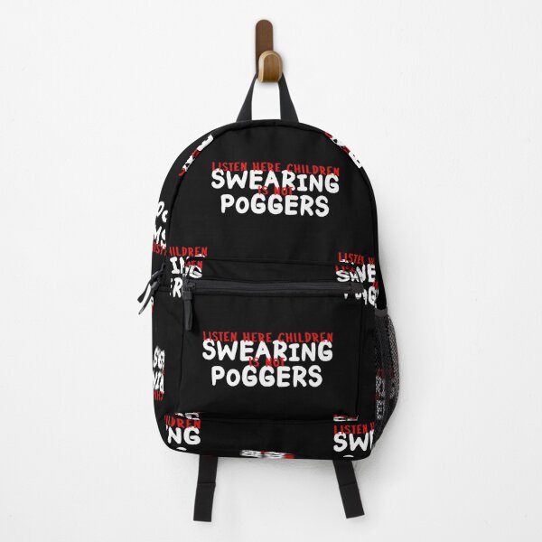 Item preview, swearing is not poggers designed and sold by Captain-Jackson.