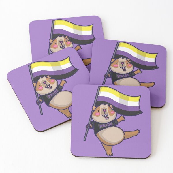 Item preview, Guinea Pig Pride: Non-binary designed and sold by Pigapalooza.